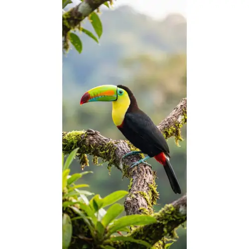 Toekan - Jungle - Natuur - Kleurrijk Behang Vlies klein -3d_website