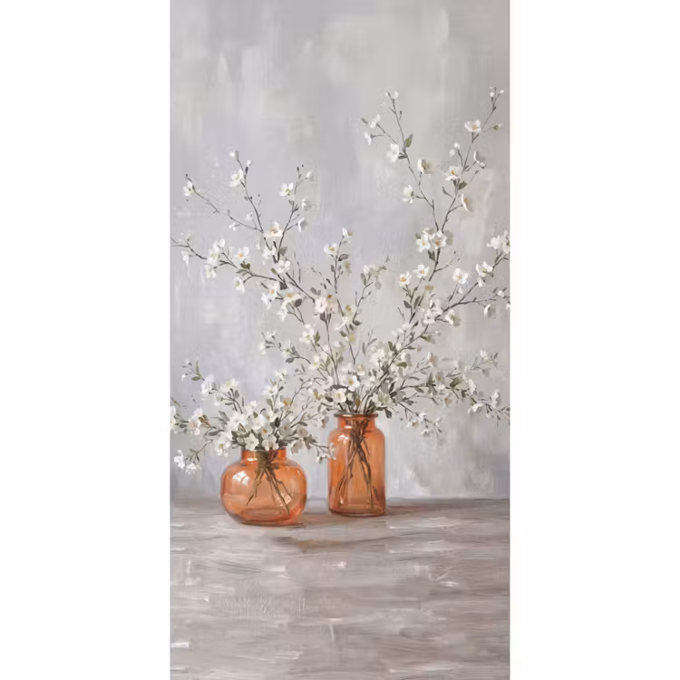 Vazen - Bloemen - Oranje Behang Vlies klein -3d_website
