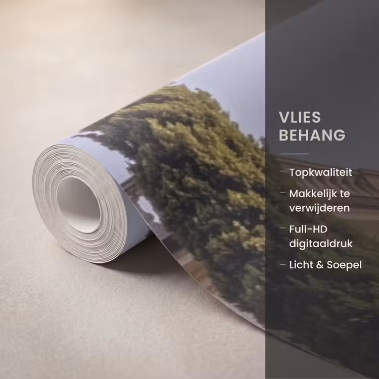 Behang - Villa - water -trappen - Villa - water -trappen Behang Vlies klein