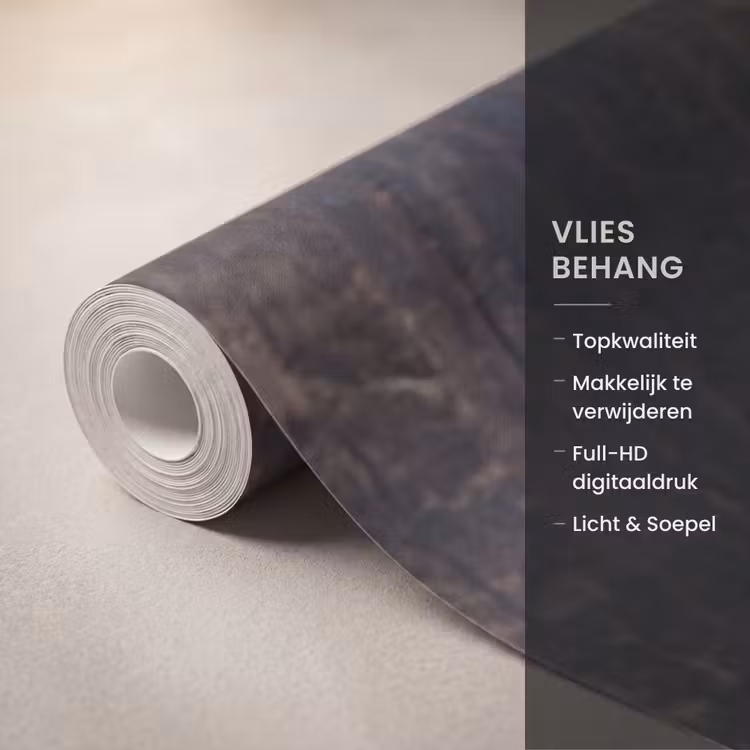 Behang - Vis - Hout - Eten - Vis - Hout - Eten Behang Vlies klein