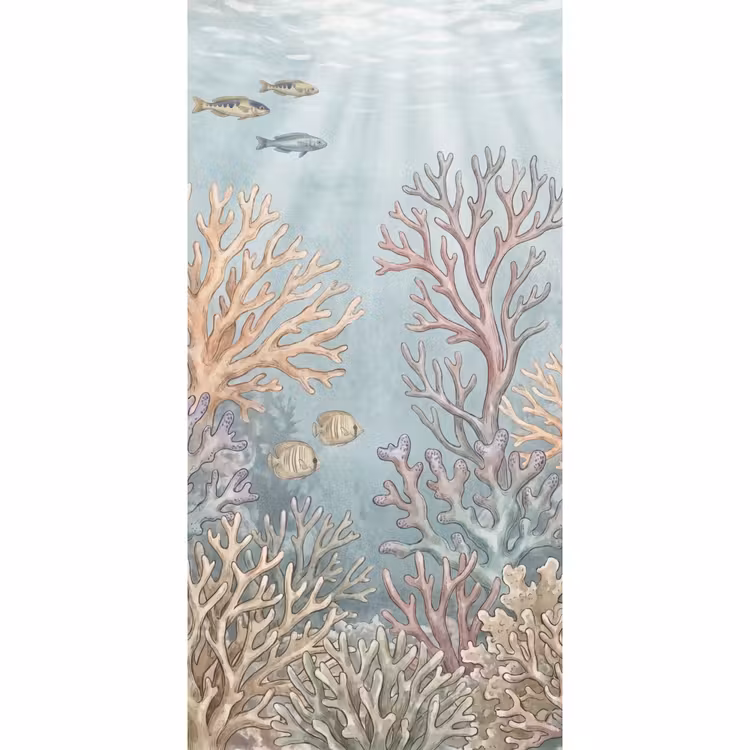 Vis - Koraal - Oceaan - Illustratie - Onderwater Behang Vlies klein -3d_website
