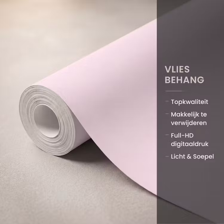 Vlammen - Patroon - Abstract - Modern - Roze Behang Vlies klein -USP_closeupNL