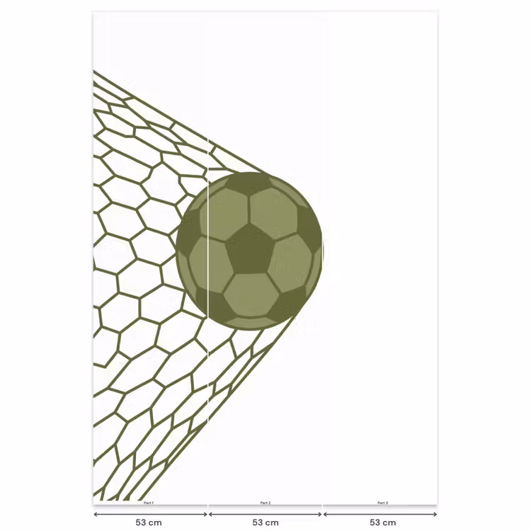 Voetbal - Goal - Sport - Groen Behang Vlies klein -USP_banen