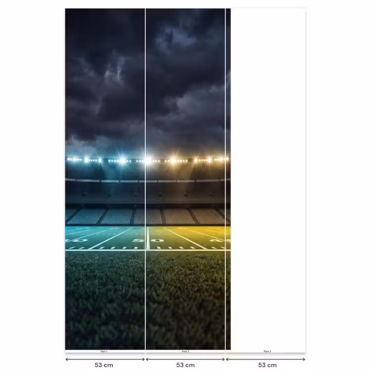 Voetbal - Stadion - Nacht - Modern Behang Vlies klein -USP_banen