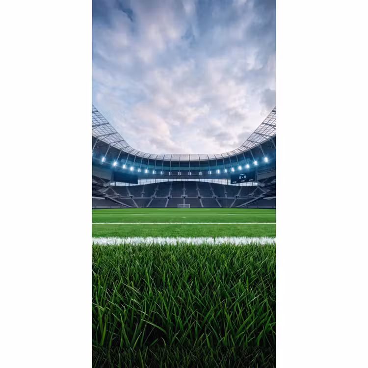 Voetbal - Stadion - Sport - Groen Behang Vlies klein -3d_website