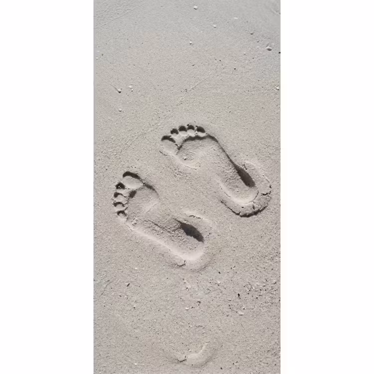 Voeten - Zand - Zee Behang Vlies klein -3d_website