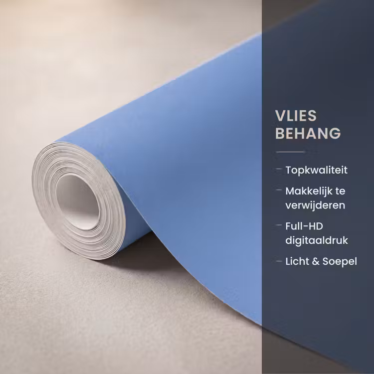 Vrouw - Glas - Abstract - Roze - Blauw Behang Vlies klein -USP_closeupNL