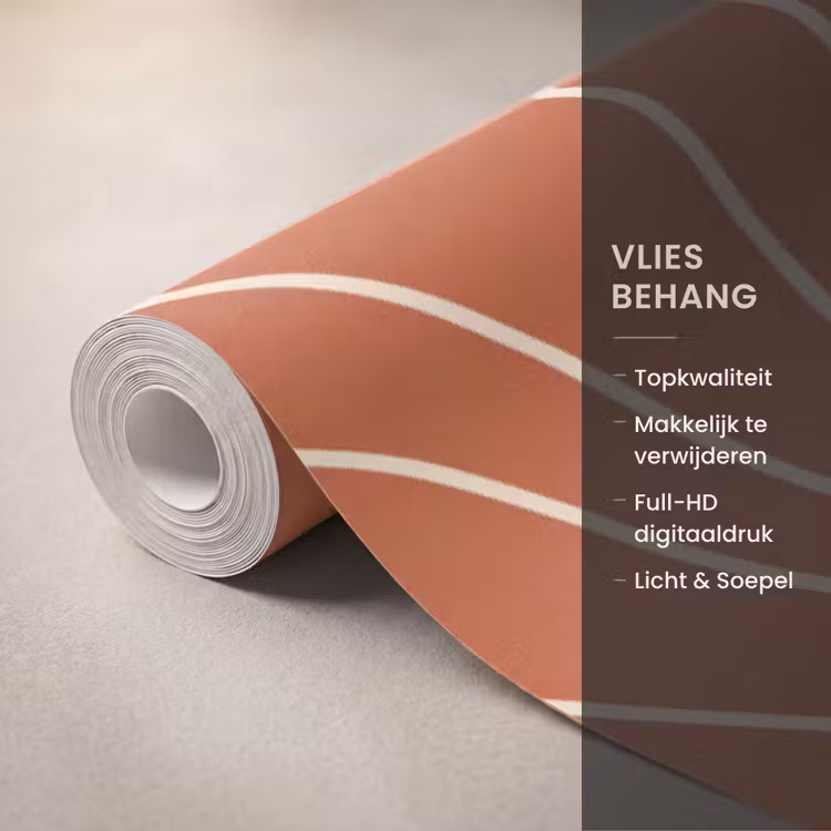 Vrouw - Hoed - Portret - Modern - Beige Behang Vlies klein -USP_closeupNL