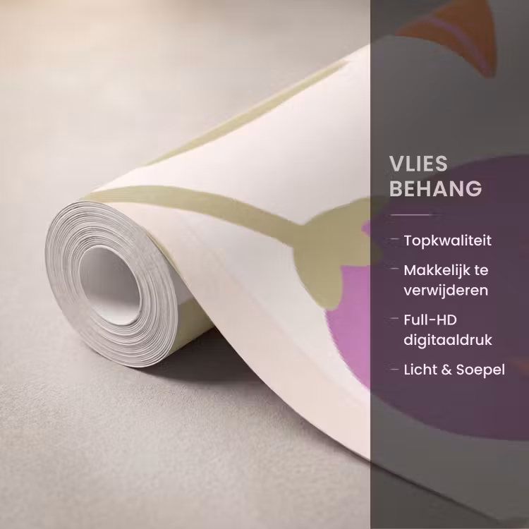 Vrouw - Lezen - Thuis - Modern - Bloemen Behang Vlies klein -USP_closeupNL