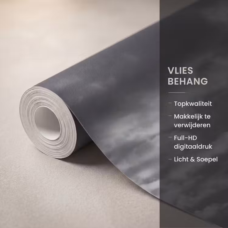 Water - Boot - Lucht - Natuur - Zwart-wit Behang Vlies klein -USP_closeupNL