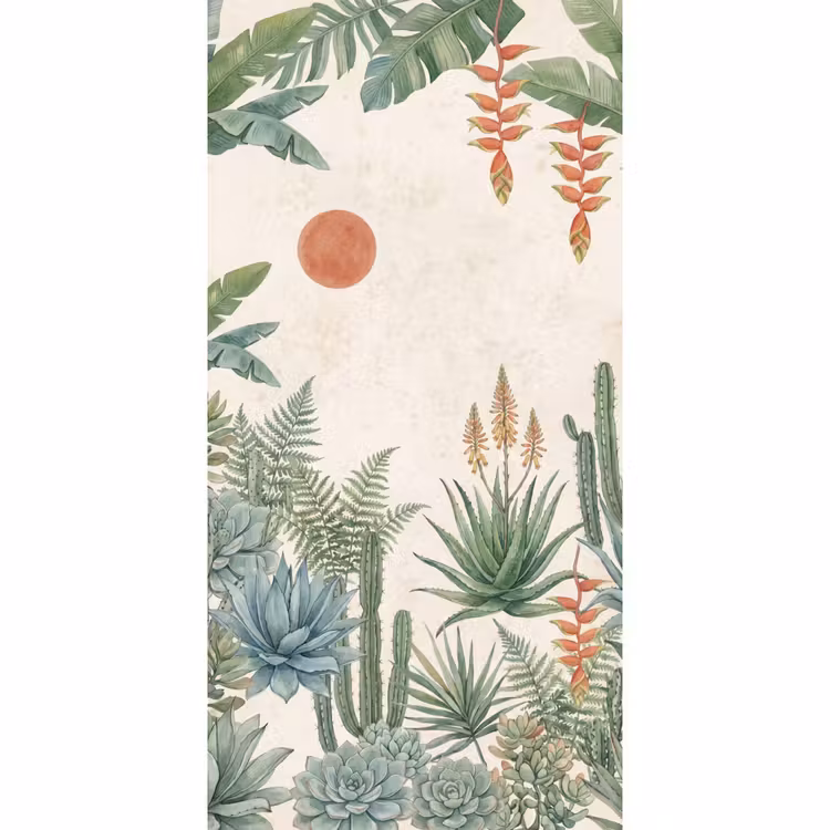 Woestijn - Planten - Groen Behang Vlies klein -3d_website
