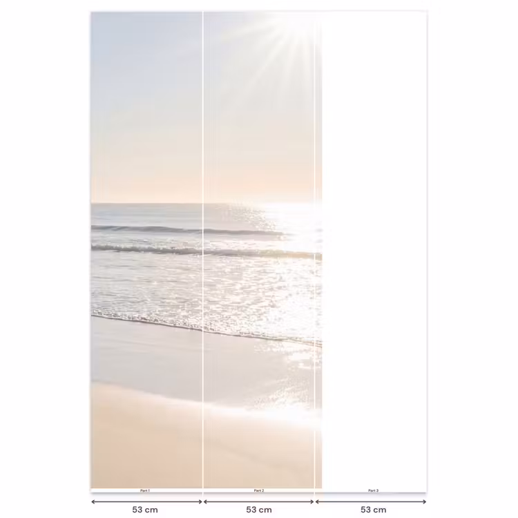 Zee - Zon - Zand Behang Vlies klein -USP_banen