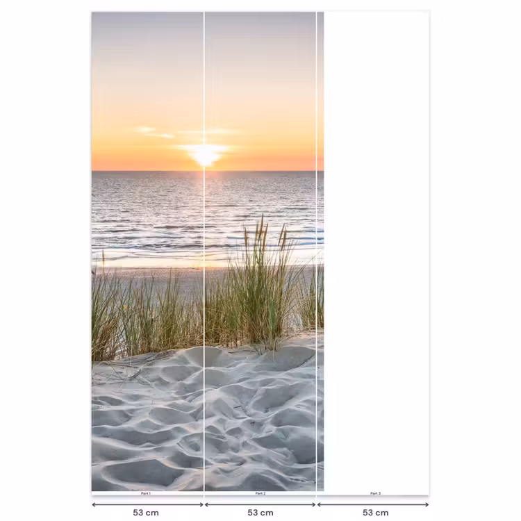Zon - Natuur - Strand Behang Vlies klein -USP_banen