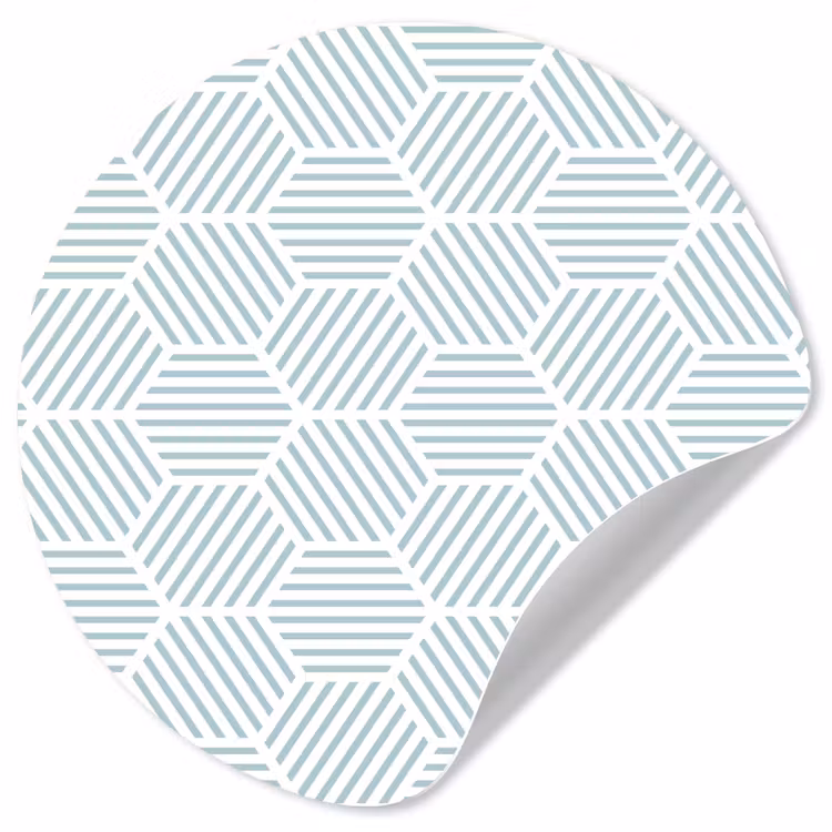 Abstract - Patronen - Design Wandcirkel behangsticker klein 186 -3d
