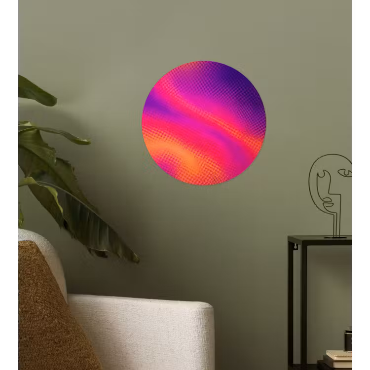 Abstract - Patroon - Kleurverloop Wandcirkel behangsticker klein -sfeer2