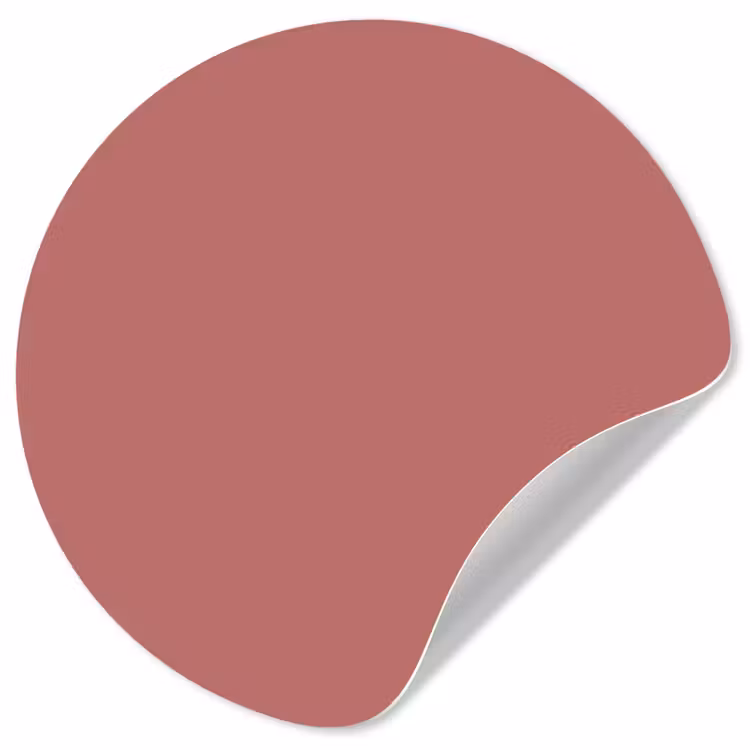 Ancient - Rose - Roze Wandcirkel behangsticker klein 186 -3d