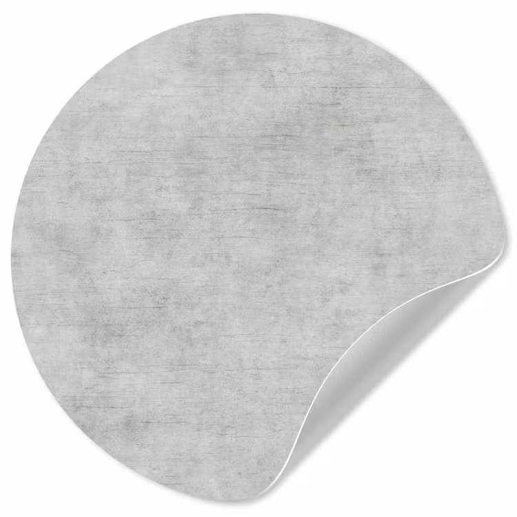 Beton - Grijs - Industrieel - Patroon Wandcirkel behangsticker klein 186 -3d
