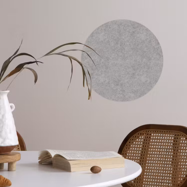 Beton - Oud - Patroon Wandcirkel behangsticker klein 186 -sfeer3