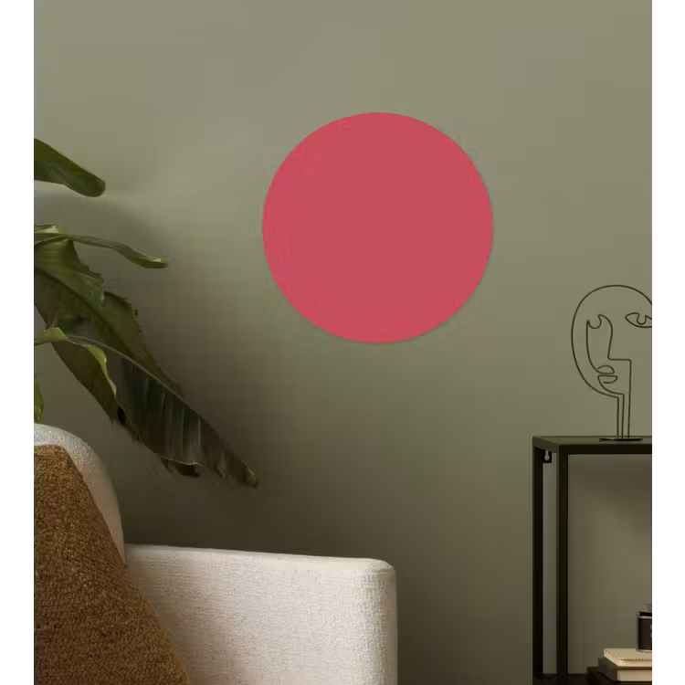 Bold - Berry - Rood Wandcirkel behangsticker klein 186 -sfeer2