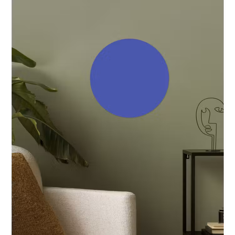 Chinese - Blue - Blauw Wandcirkel behangsticker klein 186 -sfeer2