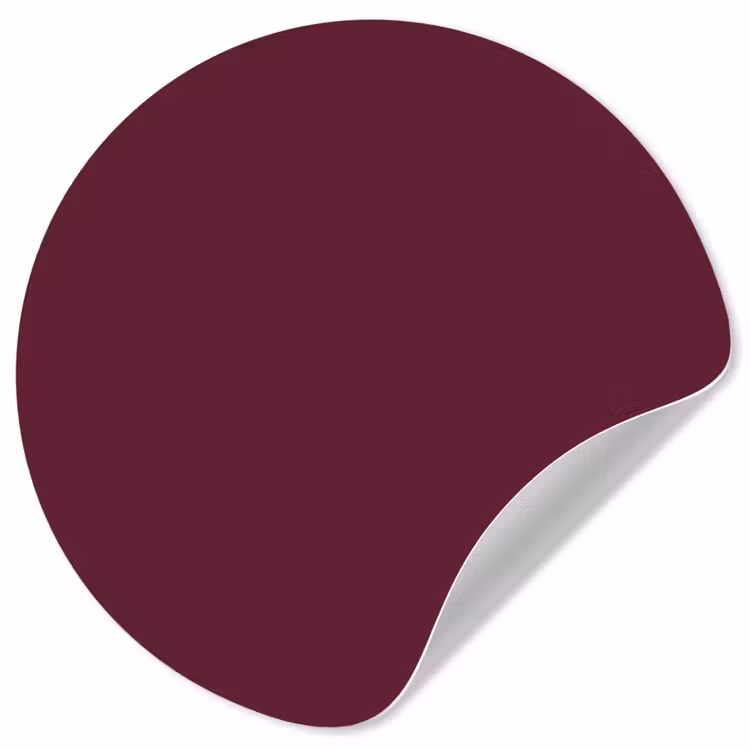 Deep - Plum - Paars Wandcirkel behangsticker klein 186 -3d