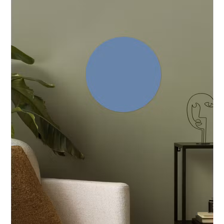 Denim - Breeze - Blauw Wandcirkel behangsticker klein 186 -sfeer2