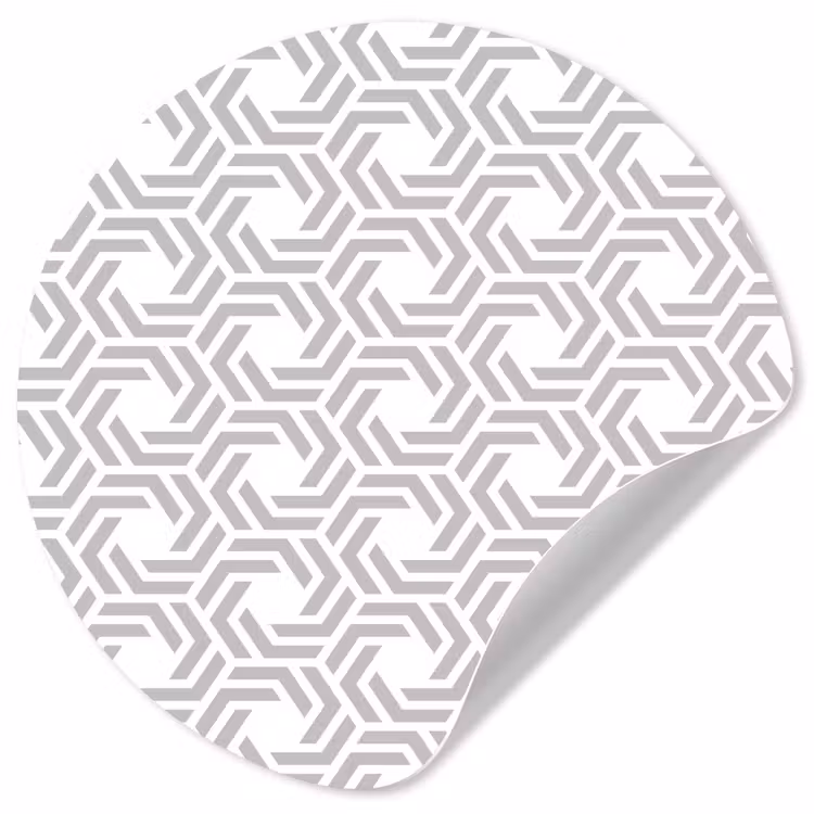 Grafisch - Patroon - Modern Wandcirkel behangsticker klein 186 -3d