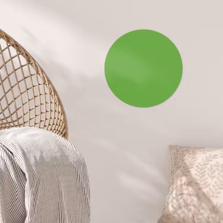 Groen - Kleuren - Natuur Wandcirkel behangsticker klein 186 -sfeer4