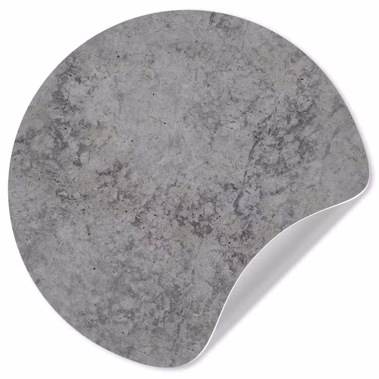 Industrieel - Beton - Patronen Wandcirkel behangsticker klein 186 -3d