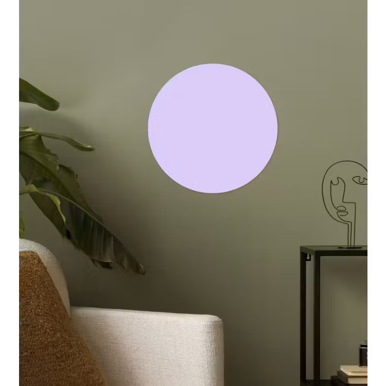 Light - Orchid - Paars Wandcirkel behangsticker klein 186 -sfeer2