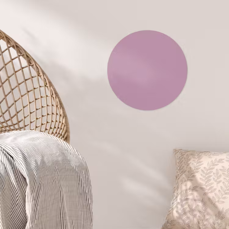 Lilac - Paars - Mauve Wandcirkel behangsticker klein 186 -sfeer4