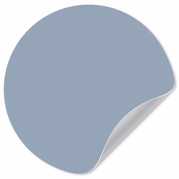 Mellow - Breeze - Blauw Wandcirkel behangsticker klein 186 -3d