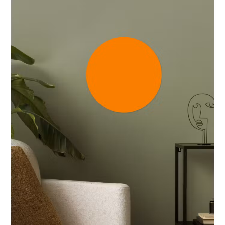 Oranje - Seizoenen - Herfst - Kleur Wandcirkel behangsticker klein 186 -sfeer2