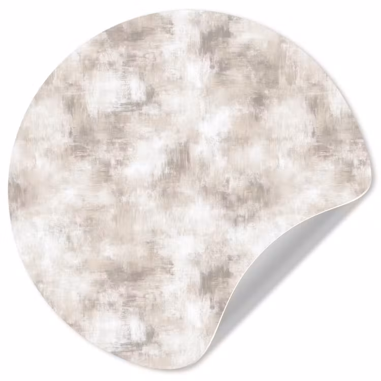 Organisch - Patroon - Gemêleerd Wandcirkel behangsticker klein 186 -3d
