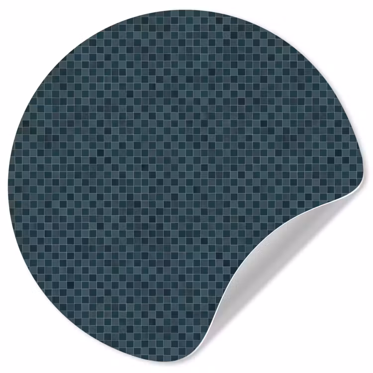 Patroon - Mozaïek - Groen Wandcirkel behangsticker klein 186 -3d