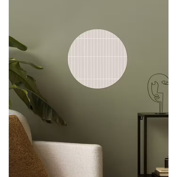 Patroon - Tegels - Zand Wandcirkel behangsticker klein 186 -sfeer2