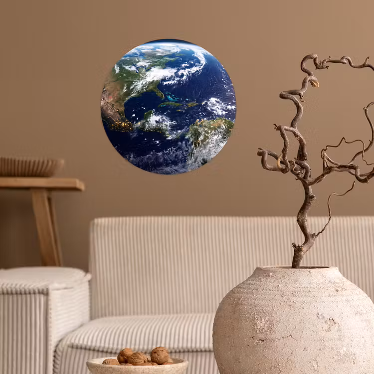 Behangcirkel - Planeet - Ruimte - Kosmos - Planeet - Ruimte - Kosmos Wandcirkel behangsticker klein