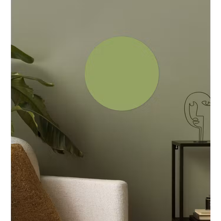 Sage - Green - Groen Wandcirkel behangsticker klein 186 -sfeer2