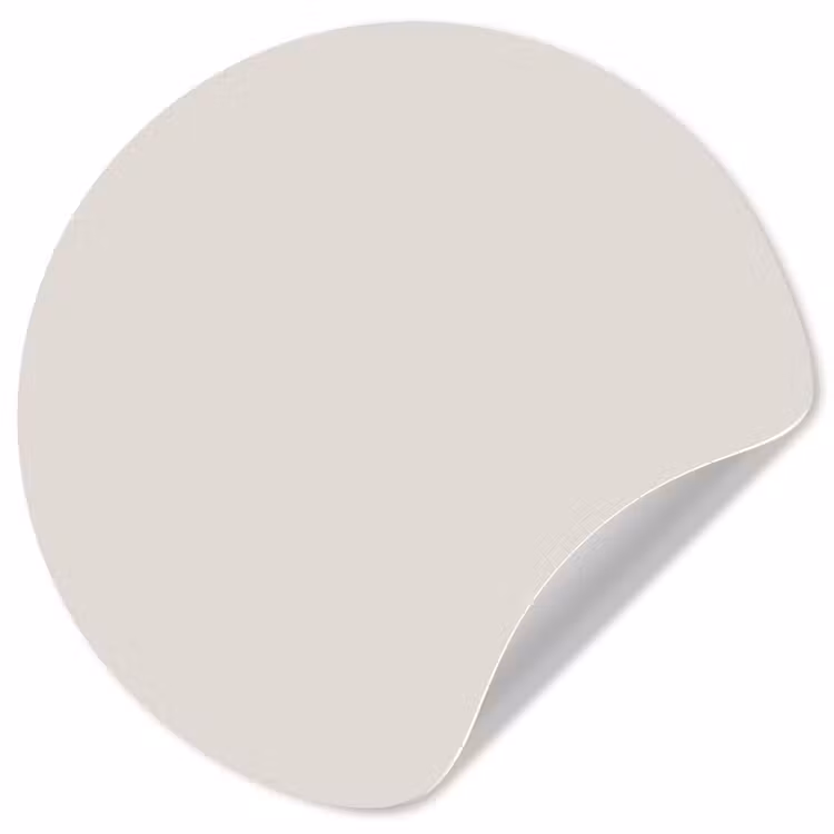 Silent - Sandstone - Grijs Wandcirkel behangsticker klein 186 -3d