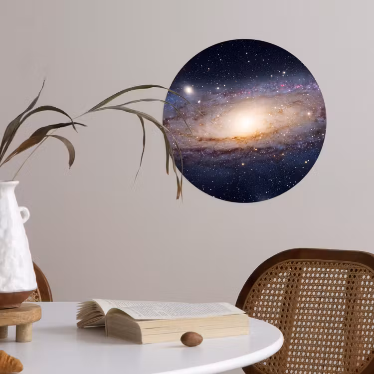 Behangcirkel - Sterrenstelsel - Ruimte - Kosmos - Sterrenstelsel - Ruimte - Kosmos Wandcirkel behangsticker klein