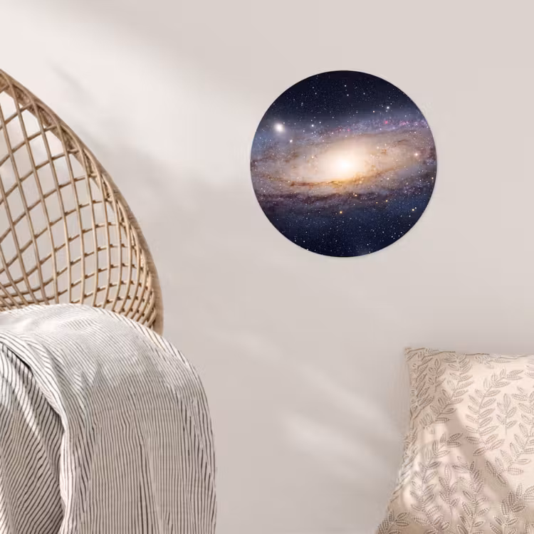 Behangcirkel - Sterrenstelsel - Ruimte - Kosmos - Sterrenstelsel - Ruimte - Kosmos Wandcirkel behangsticker klein