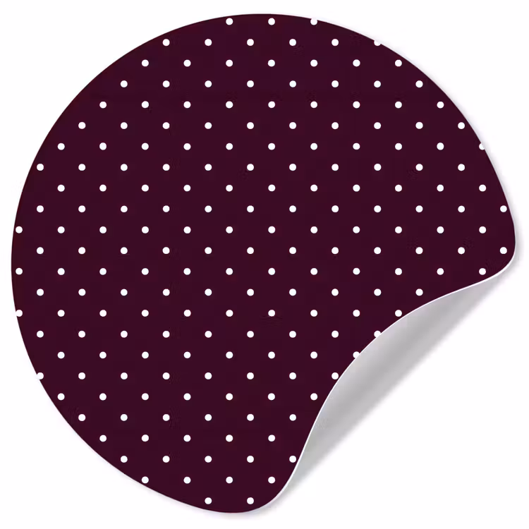 Stippen - Modern - Paars Wandcirkel behangsticker klein 186 -3d