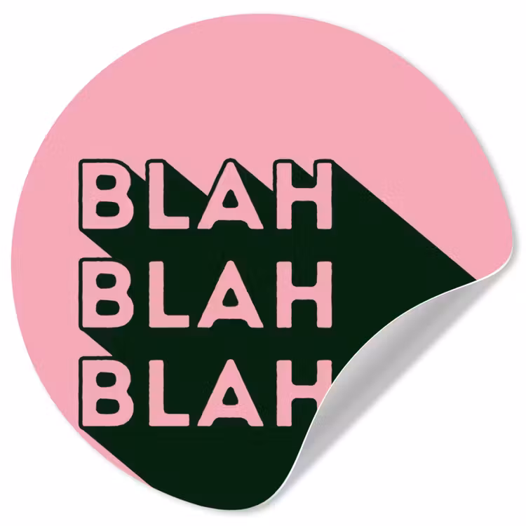 Tekst - Grafisch - Groen - Schaduw Wandcirkel behangsticker klein -3d