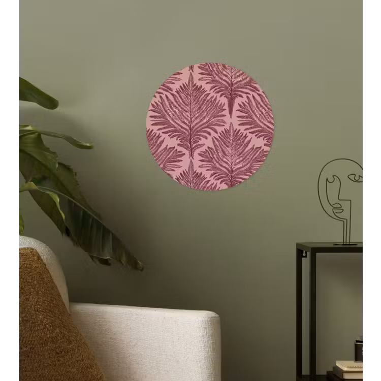 Varen - Patroon - Paars Wandcirkel behangsticker klein 186 -sfeer2