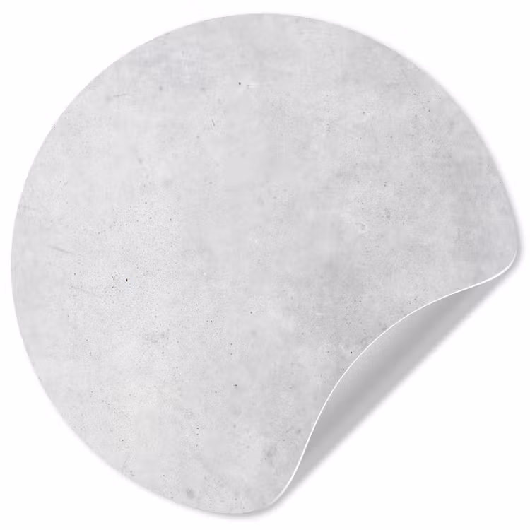 Verwering - Beton - Structuren - Vintage - Industrieel - Grijs Wandcirkel behangsticker klein -3d