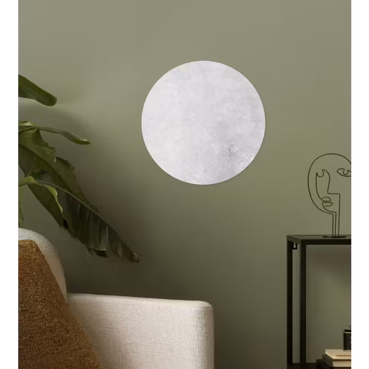 Verwering - Beton - Structuren - Vintage - Industrieel - Grijs Wandcirkel behangsticker klein -sfeer2