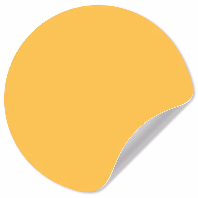 Warm - Sand - Terracotta Wandcirkel behangsticker klein 186 -3d