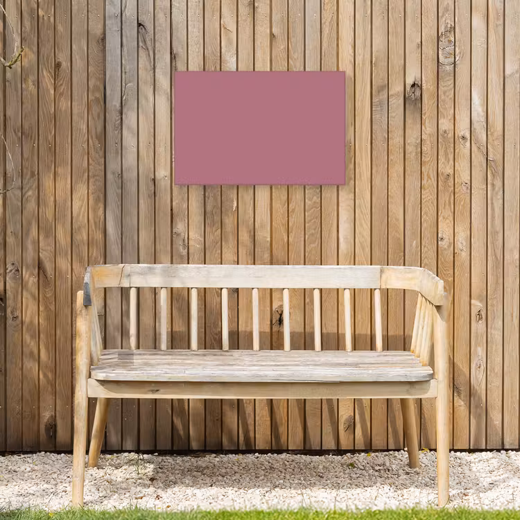 Antique - Mauve - Roze Tuinposter op houten frame 2 cm dik klein 845 -sfeer4