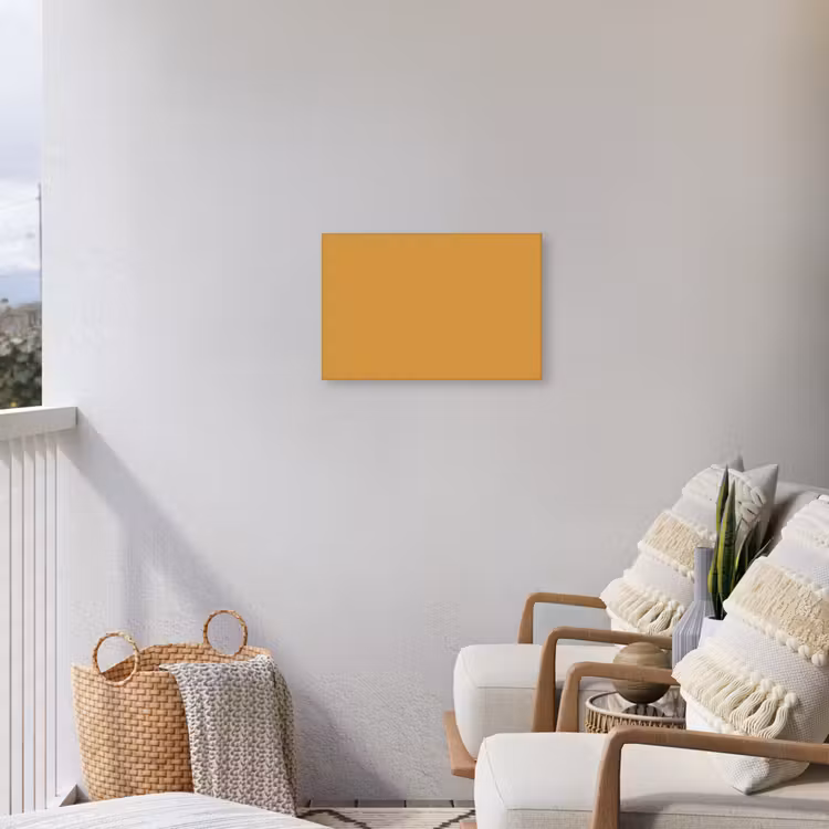 Autumn - Mustard - Geel Tuinposter op houten frame 2 cm dik klein 845 -sfeer1