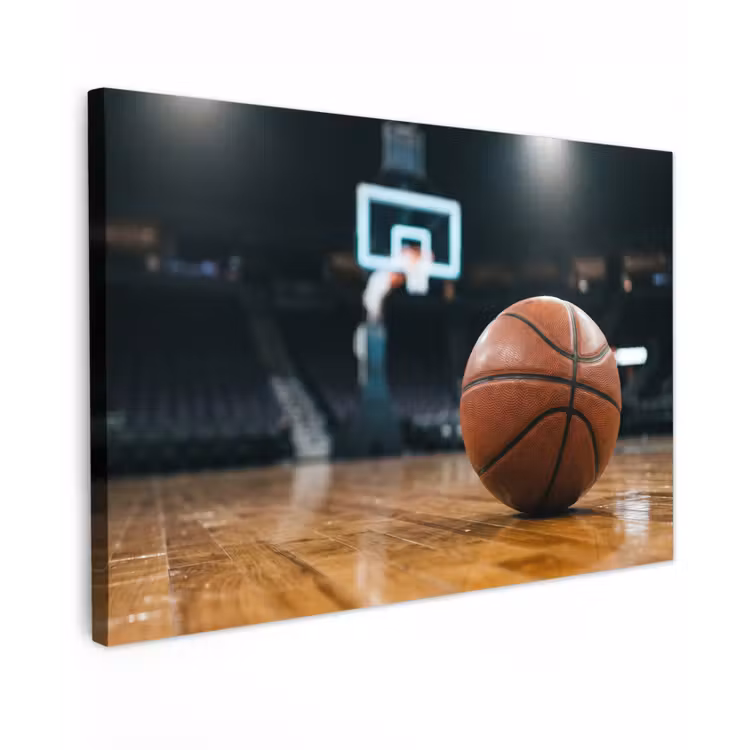 Basketbal - Arena - Sport Tuinposter op houten frame 2 cm dik klein -3d